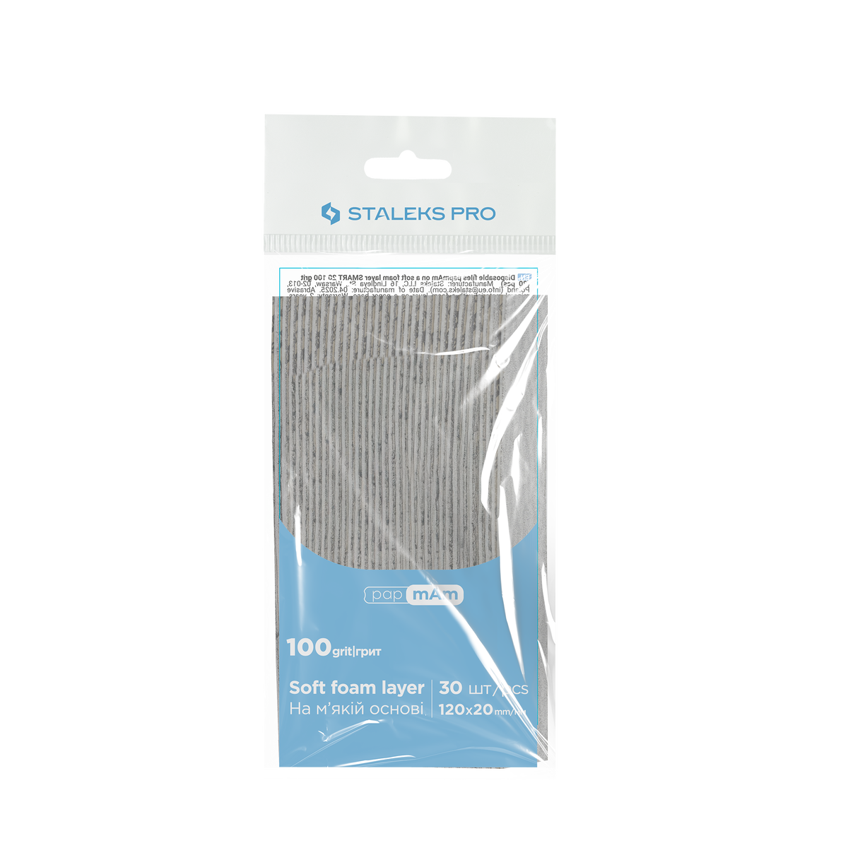 Staleks Pro Smart 20 PapmAm Gerade Feile Soft Base 30 Stück (DFC-20-Serie)