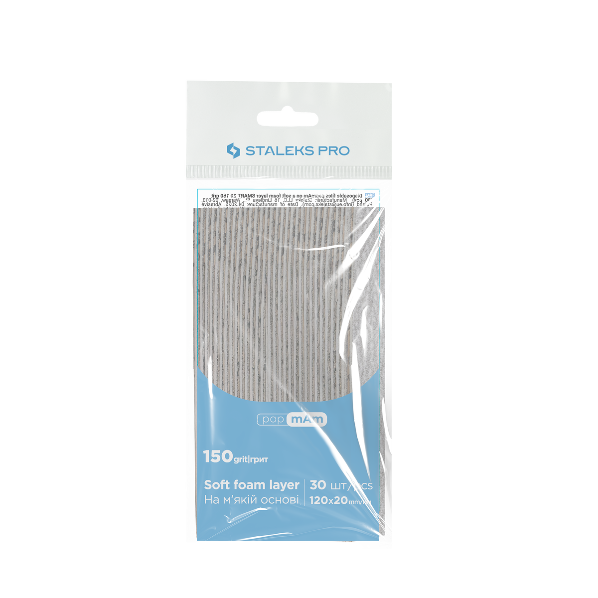 Staleks Pro Smart 20 PapmAm Gerade Feile Soft Base 30 Stück (DFC-20-Serie)