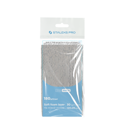 Staleks Pro Smart 20 PapmAm Gerade Feile Soft Base 30 Stück (DFC-20-Serie)