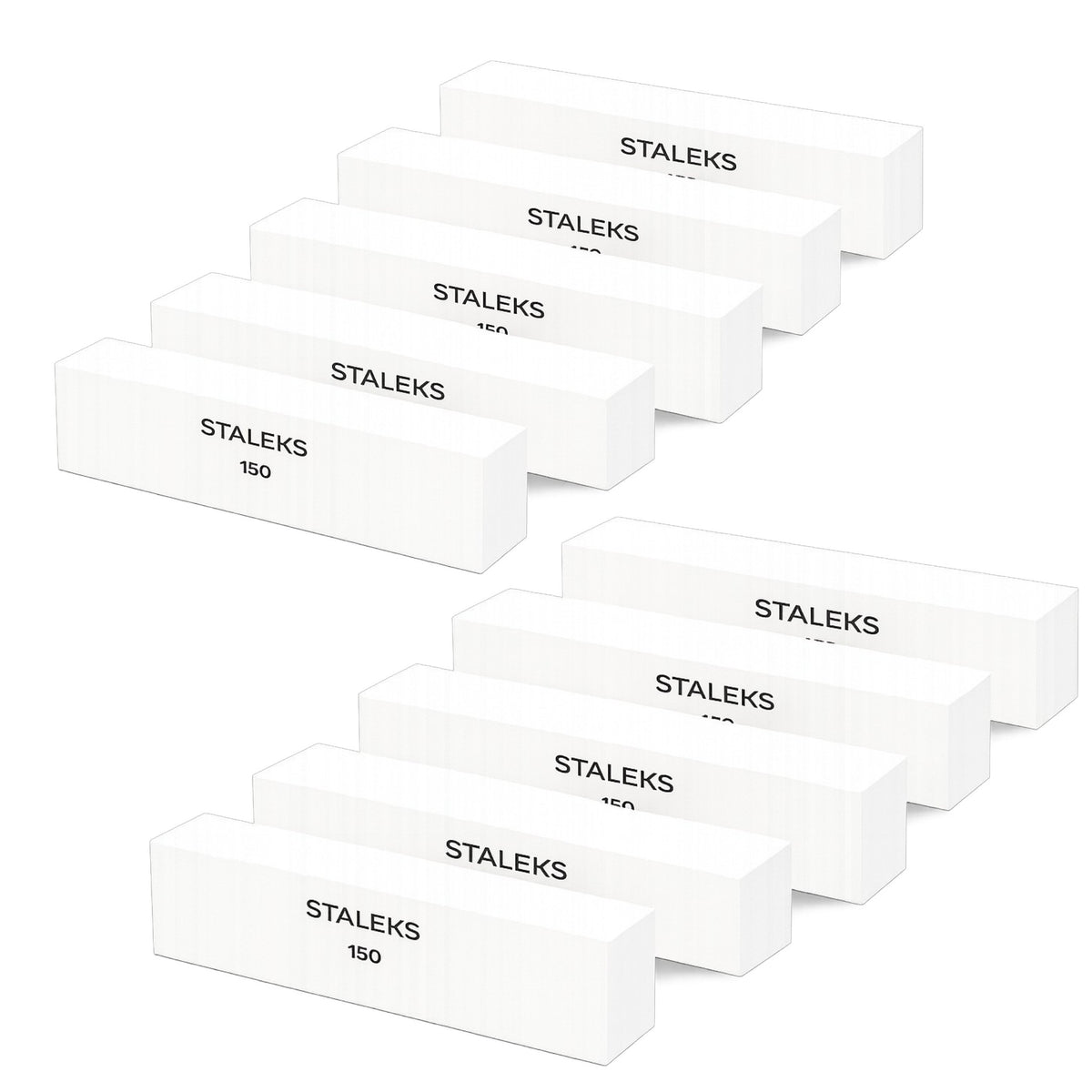 Staleks Bufferblock Expert 51 150 Körnung 10 Stück (NFB-51-150-10)