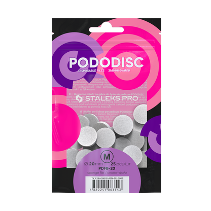 Staleks Feilen-Schwämme Nachfüllpads für Pododisc (PDFB-Serie)