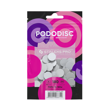 Staleks Soft Base Nachfüllpads für Pododisc S Weiß (50 Stk.) (PDFS-15-Serie)