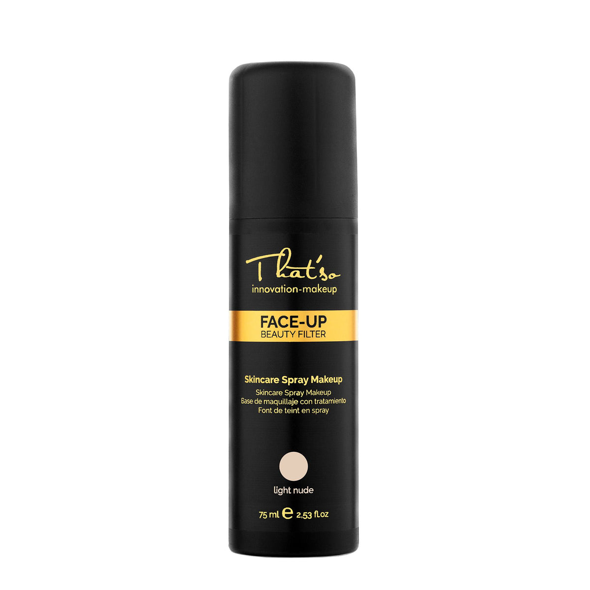 That'so Face Up Skincare Spray Make-up Light Nude