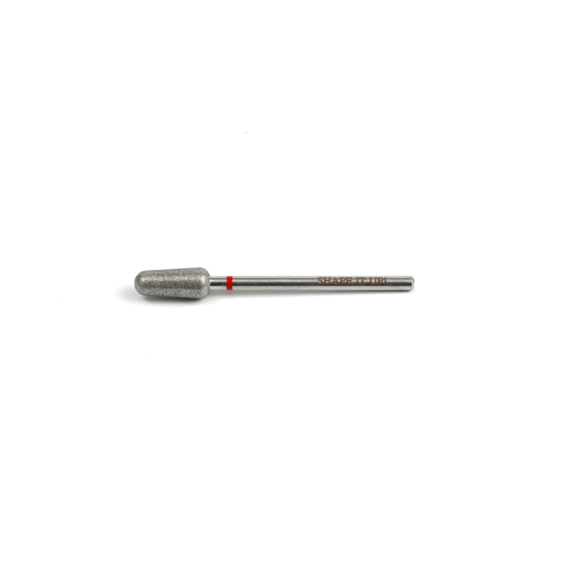 Shape It Up Diamantfräser Bit Großer runder Tropfen XL 5.0mm Rot (Maniküre Pediküre)