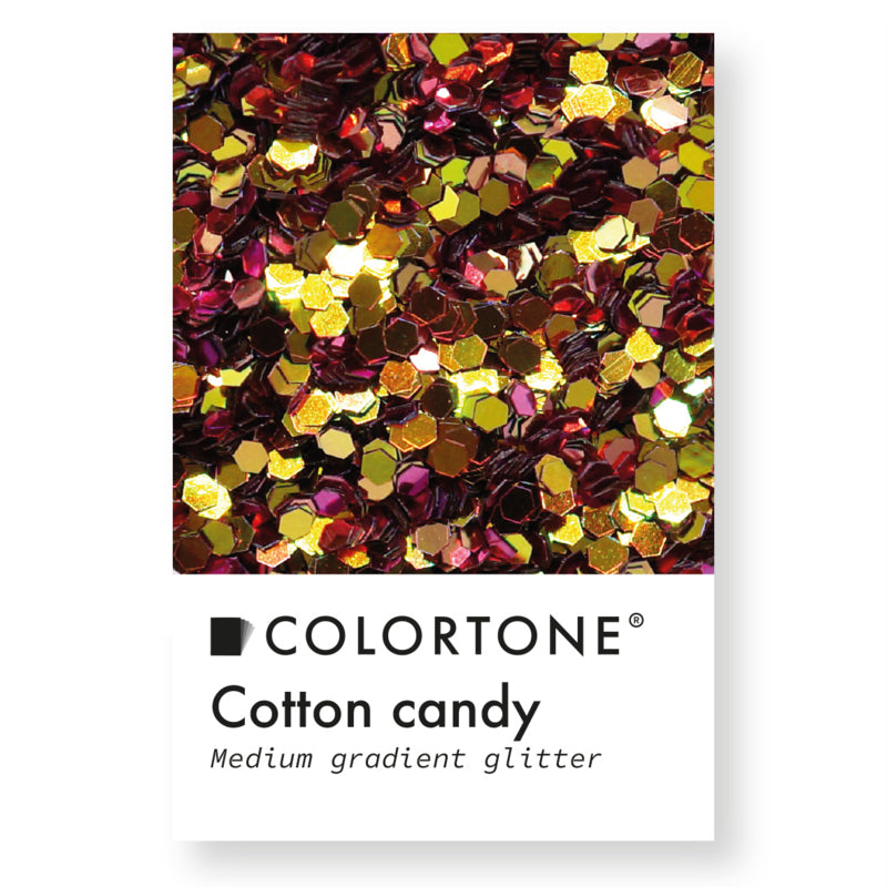 Colortone Medium Gradient Glitzer Cotton Candy