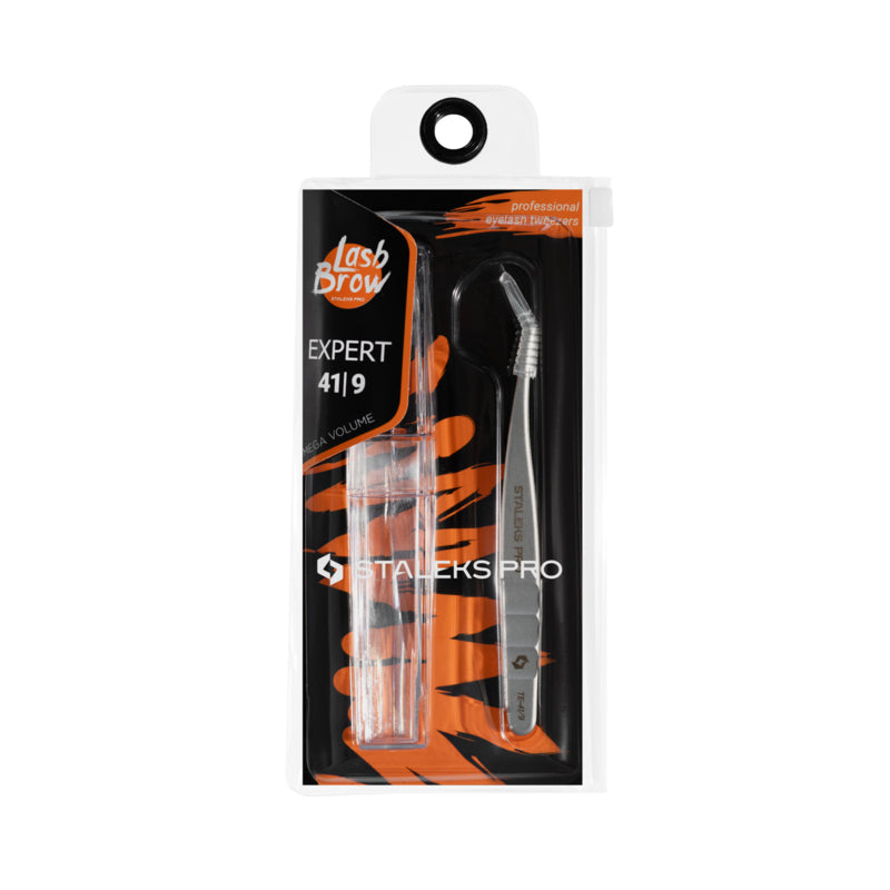 Staleks Pro Wimpernpinzette Expert 41 Typ 9 L-förmig 35 (TE-41/9)