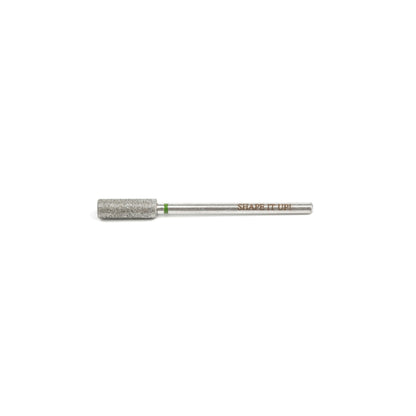 Shape It Up Diamantfräser Lang Breiter Zylinder Flat Top 4.0 mm Grün (Maniküre Pediküre)