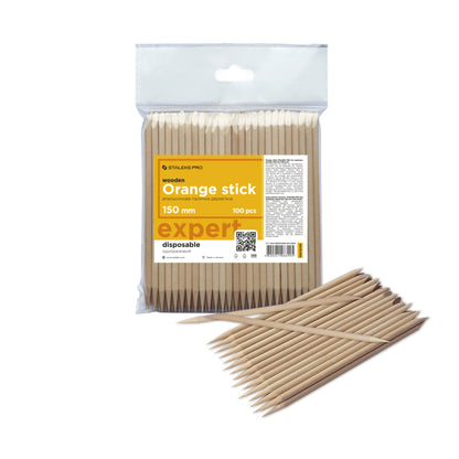 Staleks Pro Holz-Manikürstäbchen 150 mm 100 Stück (DOS-10-100)