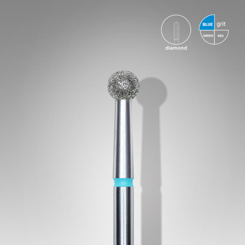 Staleks Diamantfräser Kugel Blau 3.5mm (Maniküre Pediküre) (FA01B035K)