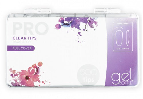 The GelBottle Pro Clear Extension Tips 500 Stück