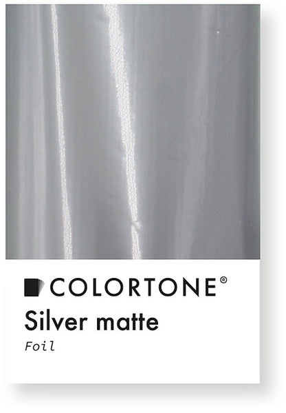 Colortone Silber Mattfolie