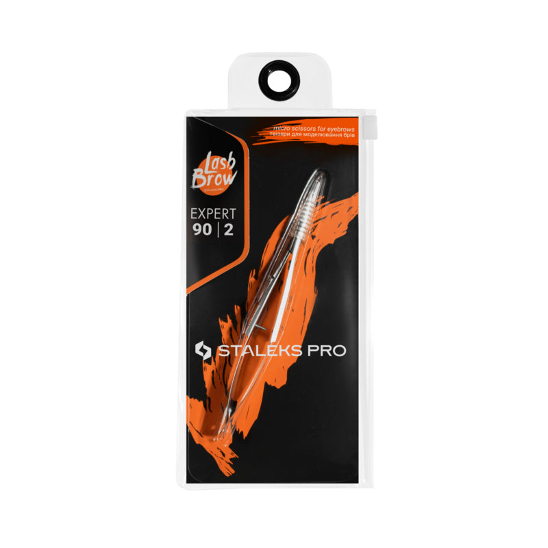 Staleks Pro Mikroschere für Augenbrauen Expert 90 Typ 2 (SE-90/2)