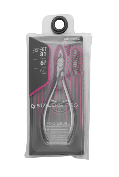 Staleks Professionelle Nagelhautzange Expert 81 6 mm Full Jaw (NE-81-6)
