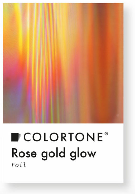 Colortone Roségold Glow Folie