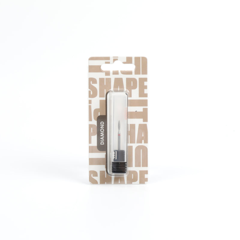 Shape It Up Diamond Fräser Bit Lange Spitze Flamme 2.0mm Rot (Maniküre Pediküre)