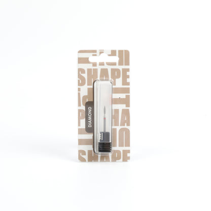 Shape It Up Diamond Fräser Bit Lange Spitze Flamme 2.0mm Rot (Maniküre Pediküre)