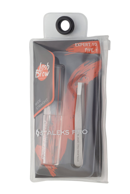 Staleks Pro Augenbrauenpinzette Expert 10 Typ 1 Breit Gerade (TE-10/1)