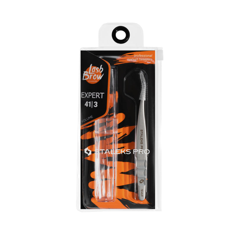 Staleks Pro Wimpernpinzette Expert 41 Typ 3 Gebogen (TE-41/3)