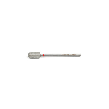 Shape It Up Diamant-Fräser, breiter Zylinder, abgerundet, 5,0 mm, Rot (Maniküre Pediküre)