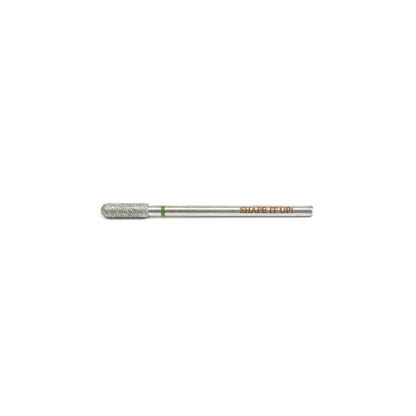 Shape It Up Diamond Fräsaufsatz Langer Zylinder Abgerundet 3.0 mm Grün (Maniküre Pediküre)