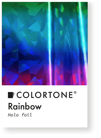 Colortone Regenbogen Holofolie