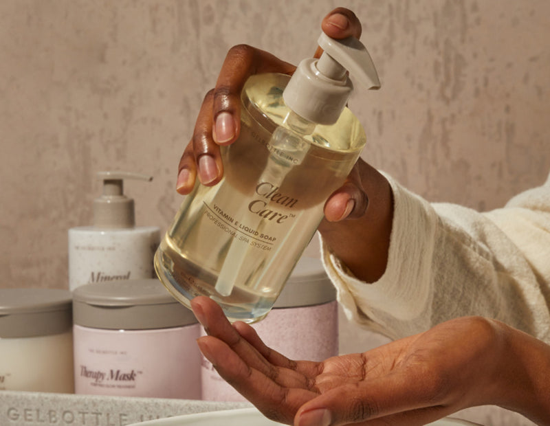The GelBottle SPA Clean Care Vitamin E Flüssigseife