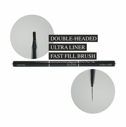 Der Blooom Double Headed ULTRA LINER & FAST FILL Pinsel