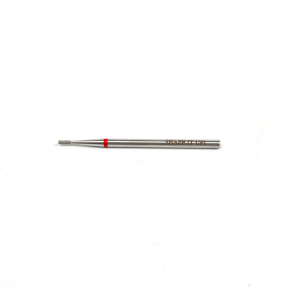 Shape It Up Diamond Fräser Bit Schmaler Zylinder Flat Top 1.0mm Rot (Maniküre Pediküre)