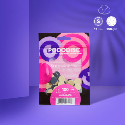 Staleks Soft Base Nachfüllpads für Pododisc S Schwarz (50 Stk.) (PDFS-15-Serie)