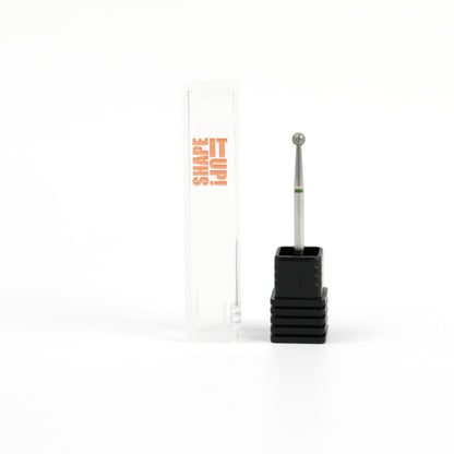 Shape It Up Diamantfräser Kugel 3,0 mm Grün (Maniküre Pediküre)