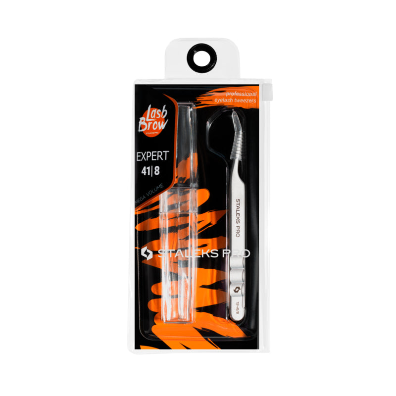 Staleks Pro Wimpernpinzette Expert 41 Typ 8 Mini L-Form 70 (TE-41/8)