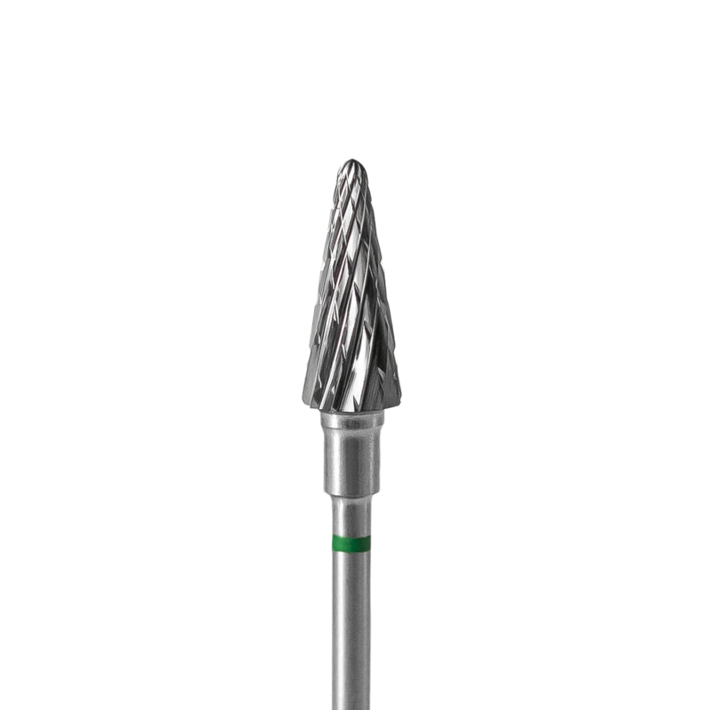 Staleks Hartmetall-Nagelfräser Spitzer Konus Grün 6.0mm (FT71G060/14)