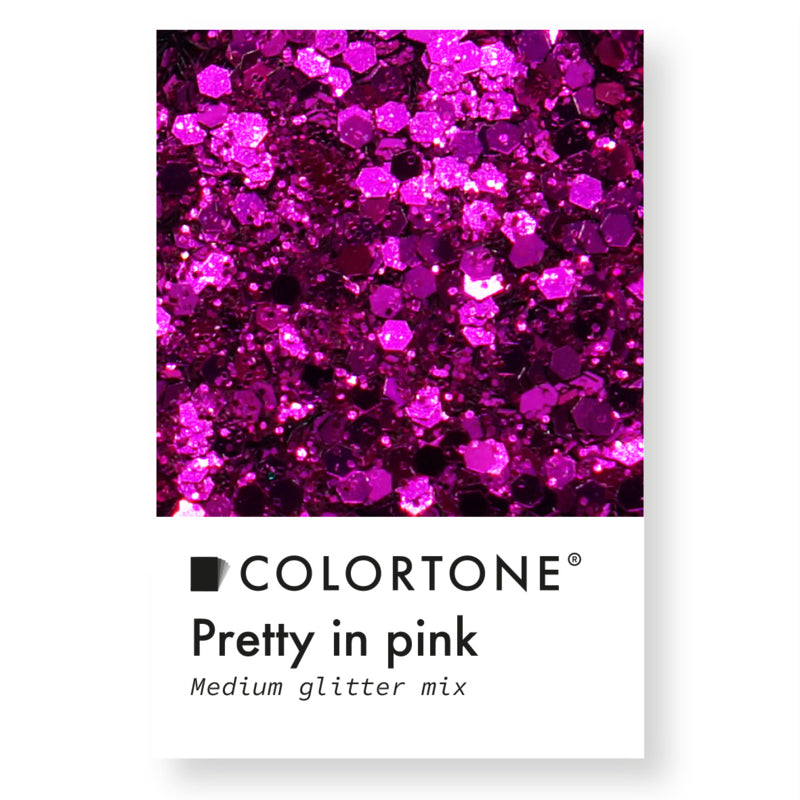 Colortone Medium Glitter-Mix Pretty In Pink
