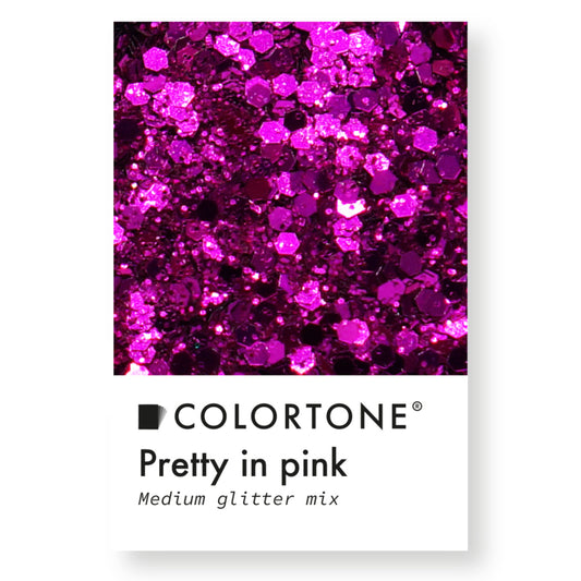 Colortone Medium Glitter-Mix Pretty In Pink