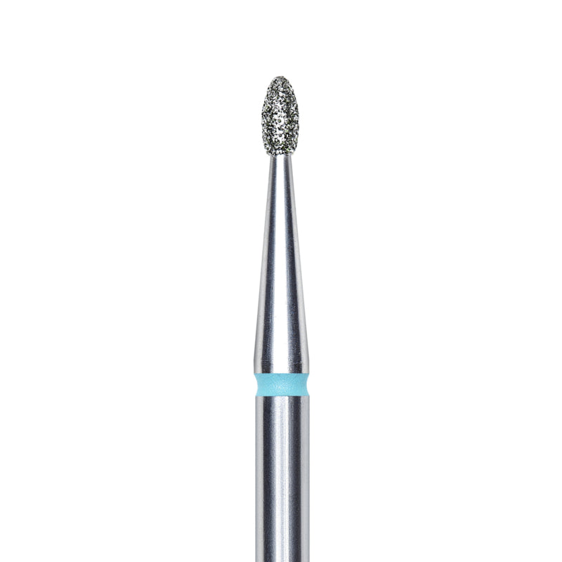 Staleks Diamantfräser abgerundeter Tropfen Blau 1,6 mm (Maniküre Pediküre) (FA50B016/3.4K)